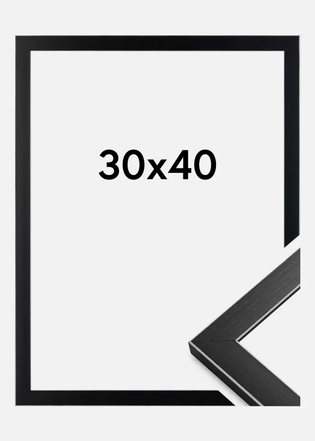 Marco New York Negro 30x40 cm