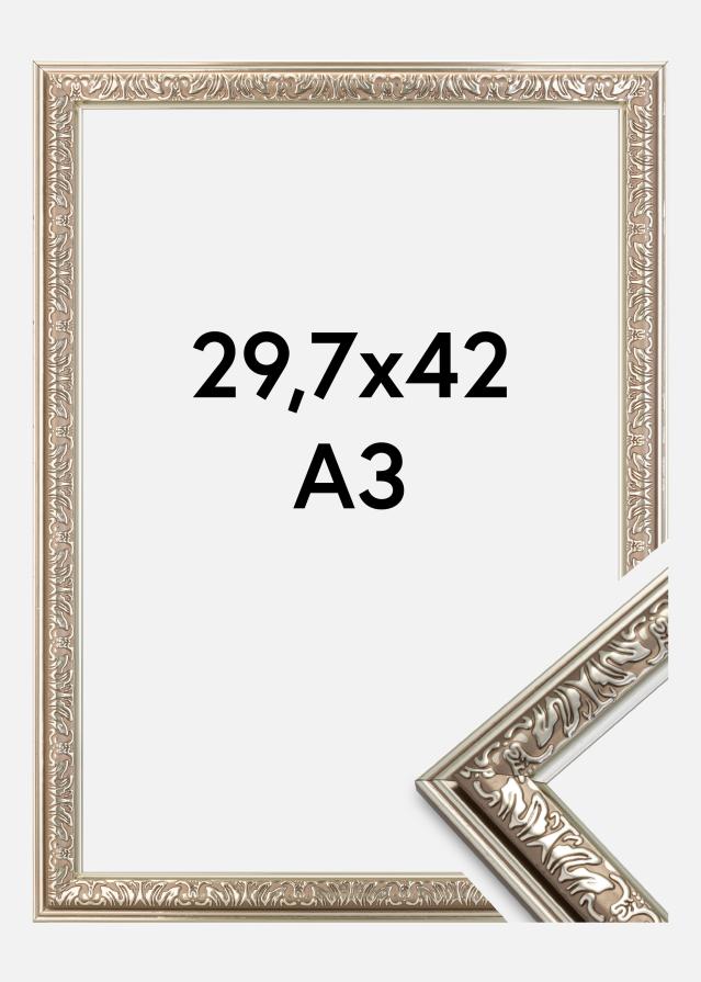 Marco Nostalgia Plateado 29,7x42 cm (A3)