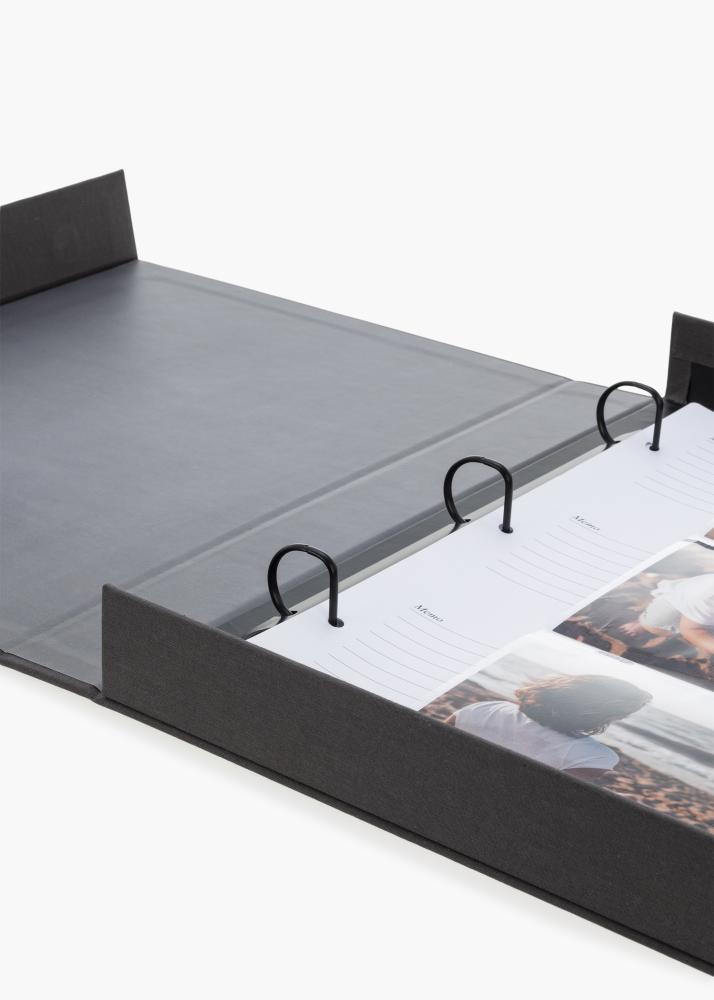 KAILA MEMORIES Black XL - Coffee Table Photo Álbum - 60 Fotos formato 10x15 cm