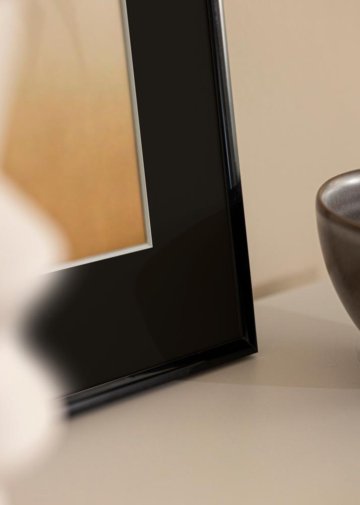 Marco New Lifestyle Negro 30x30 cm - Paspartú Negro 8x8 inches