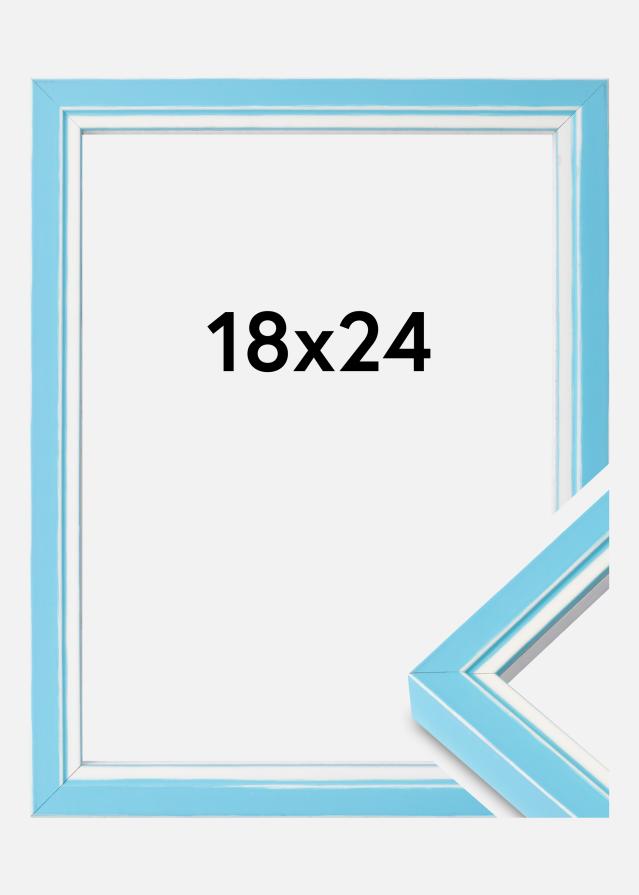 Marco Diana Vidrio acrílico Azul claro 18x24 cm