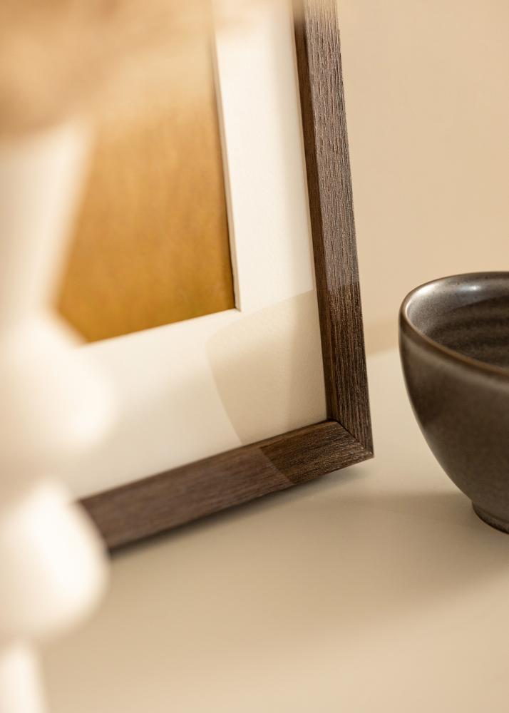 Marco Hermes Vidrio acrílico Nuez 30x40 cm