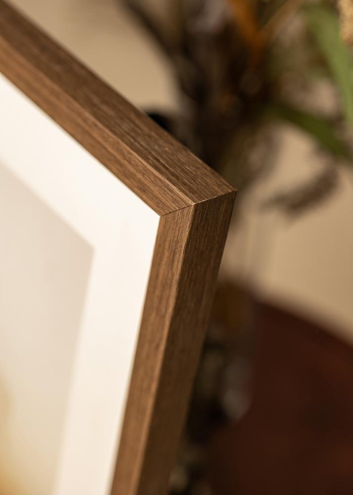 Marco Hermes Vidrio acrílico Nuez 30x40 cm