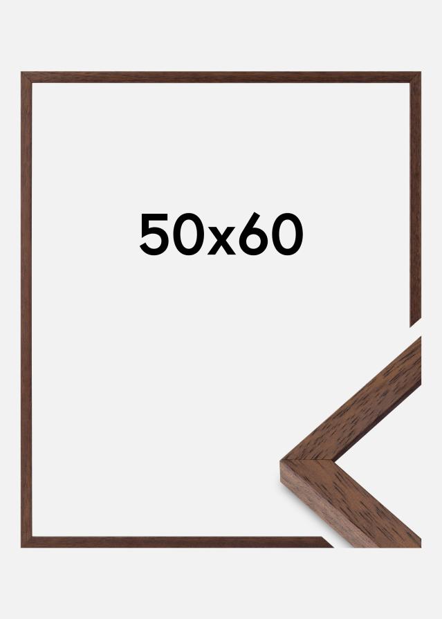 Marco Ares Vidrio Acrílico Teca 50x60 cm