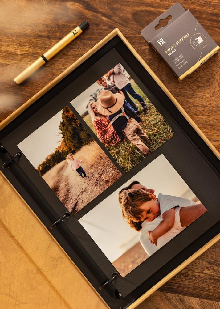 KAILA HI LITTLE ONE Manilla - Coffee Table Photo Álbum (60 Negro Páginas)