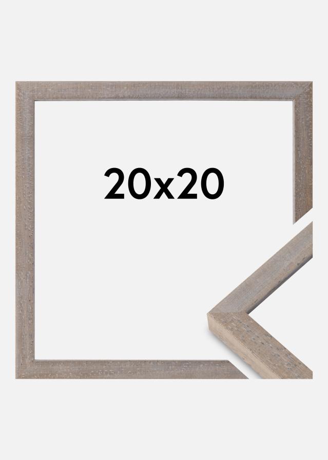 Marco Ares Vidrio Acrílico Gris 20x20 cm