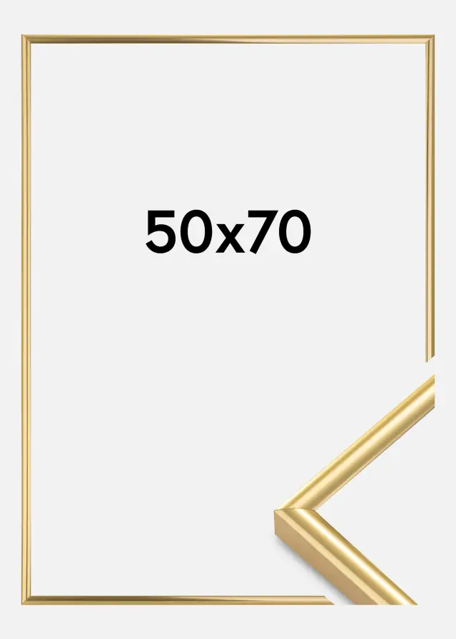 Marco Victoria Vidrio acrílico Dorado 50x70 cm