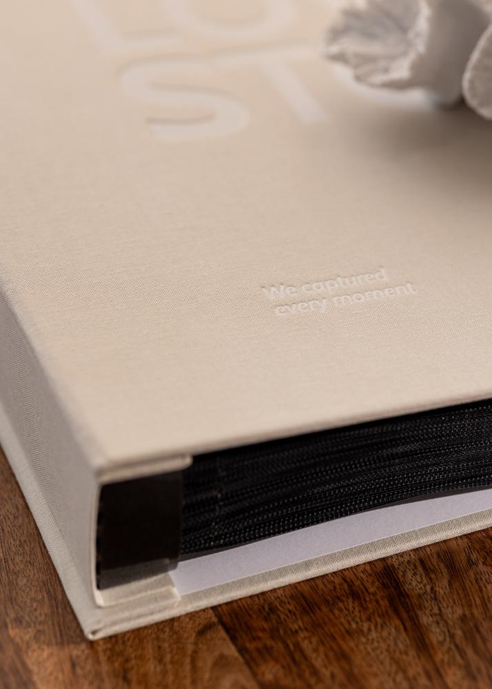 KAILA Álbum de fotos NUESTRA HISTORIA DE AMOR Crema - 600 imágenes en 10x15 cm