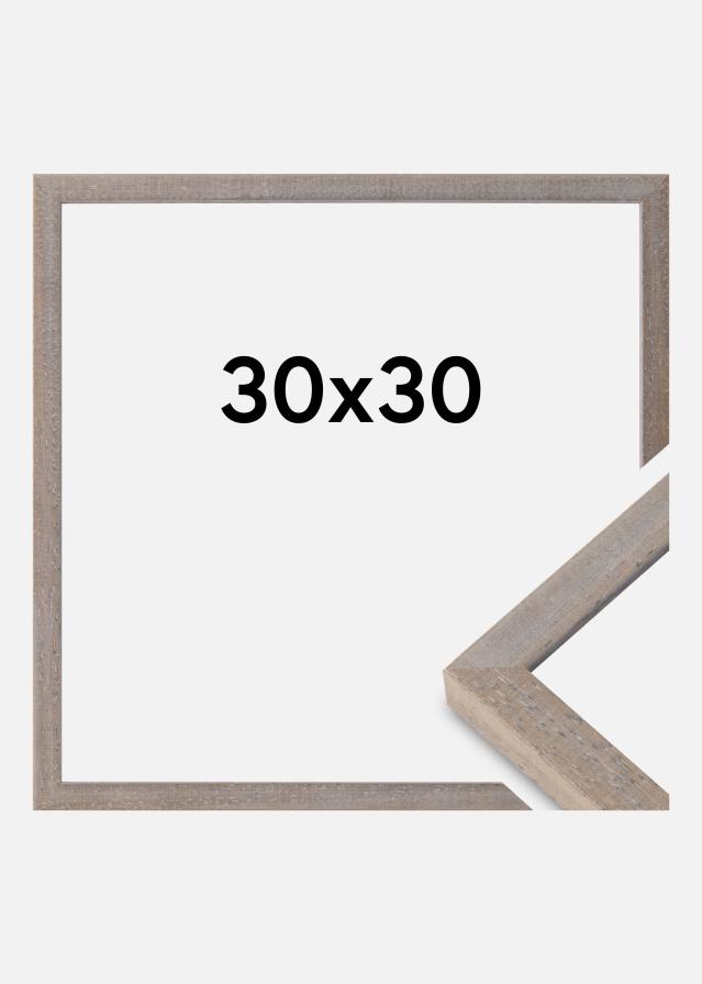 Marco Ares Vidrio Acrílico Gris 30x30 cm