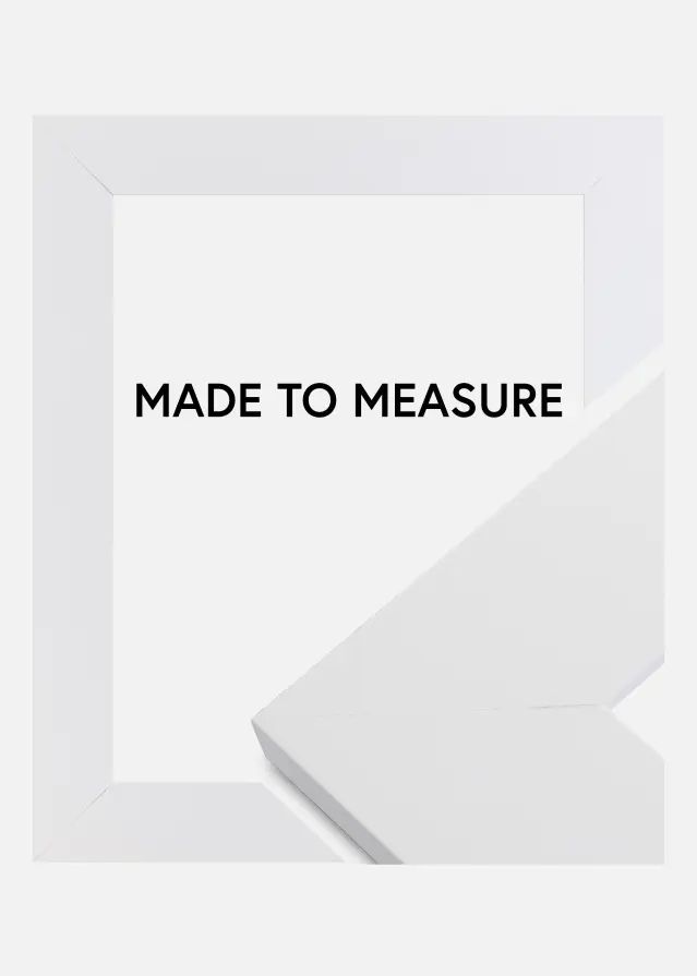 Marco Dover Blanco - Tamaño personalizable