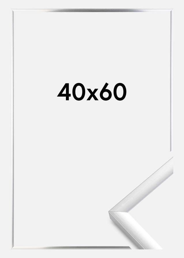 Marco New Lifestyle Vidrio acrílico Plateado 40x60 cm