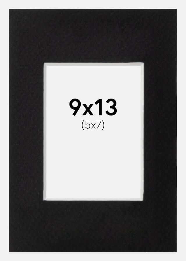 Paspartú Canson Negro (Borde interior blanco) 9x13 cm (5x7)