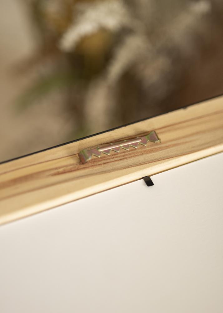 Marco Ribe Negro Chapeado de brezo - Tamaño personalizable