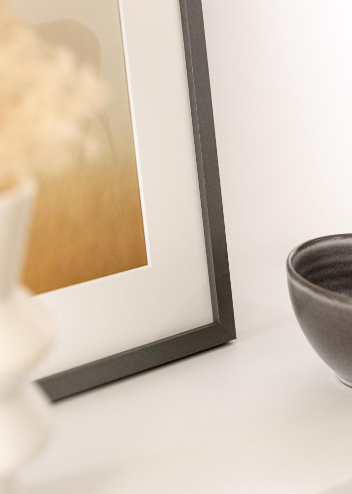 Marco Modern Vidrio acrílico Grafito 29,7x42cm (A3)