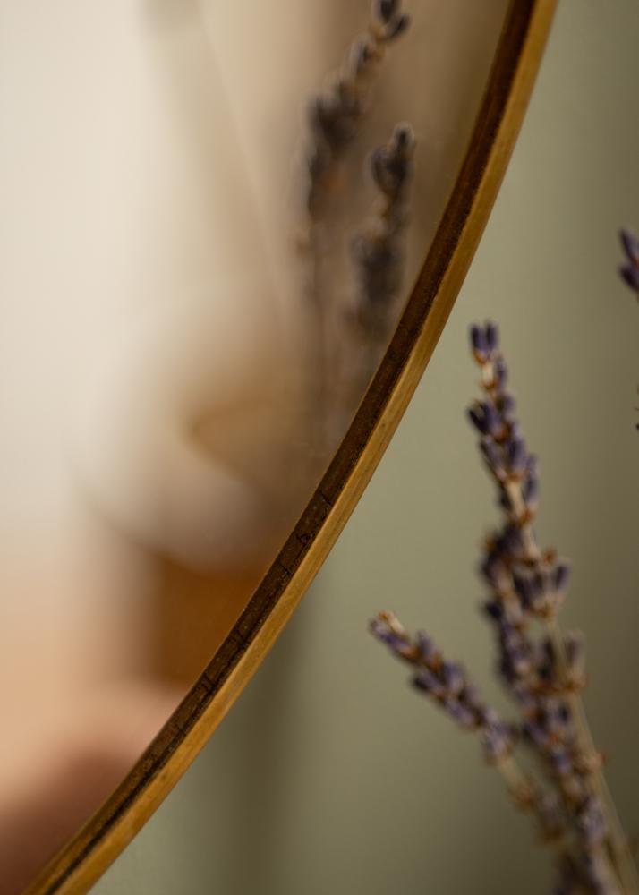 Espejo House Doctor The Loop Latón 32 cm Ø