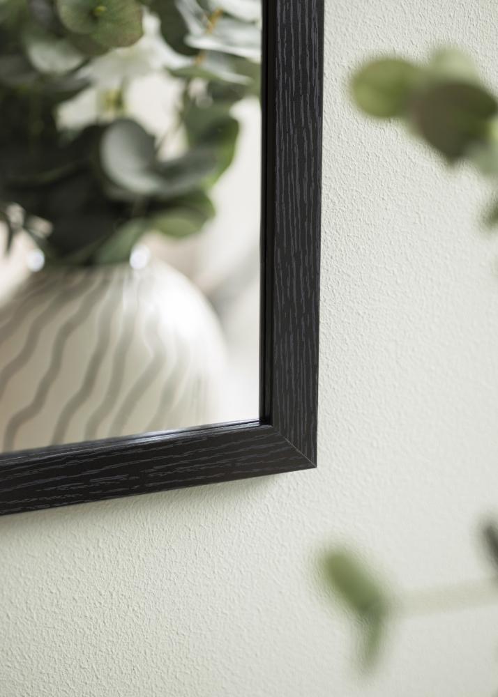 Espejo Overdoor Negro 34x126 cm