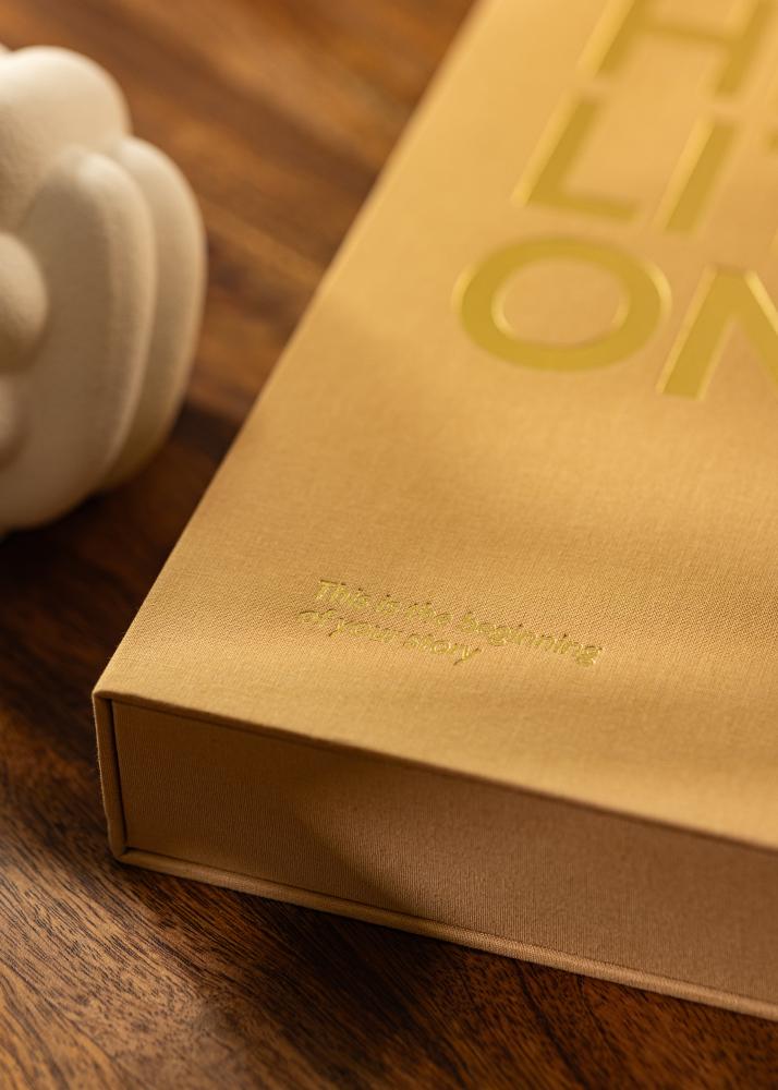 KAILA HI LITTLE ONE Manilla - Coffee Table Photo Álbum (60 Negro Páginas)