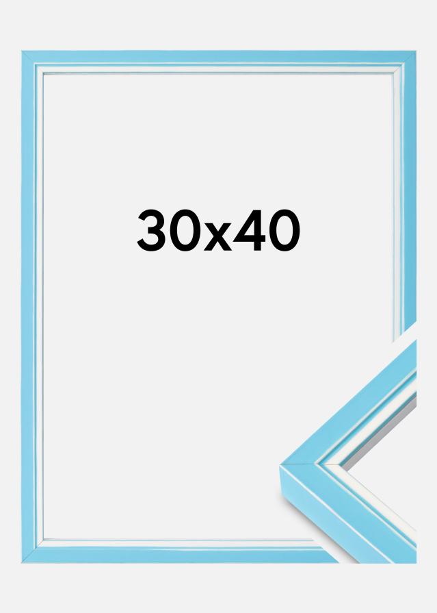 Marco Diana Vidrio acrílico Azul claro 30x40 cm