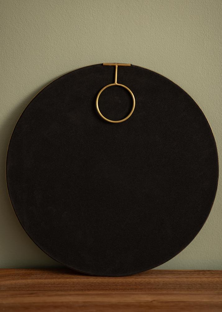 Espejo House Doctor The Loop Latón 32 cm Ø