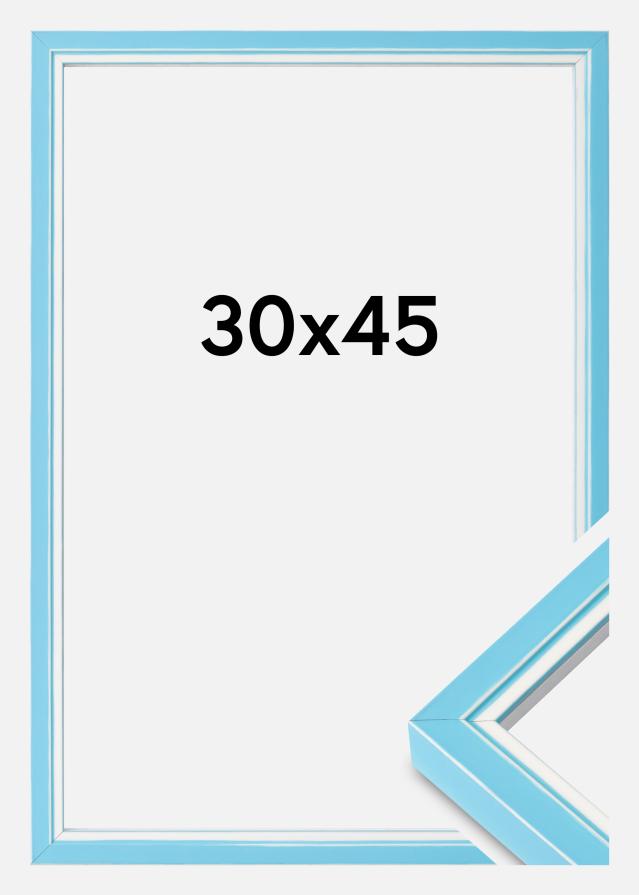 Marco Diana Vidrio acrílico Azul claro 30x45 cm