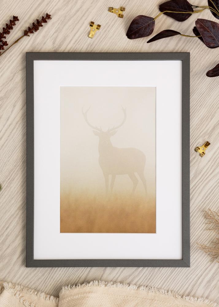 Marco Modern Vidrio acrílico Grafito 29,7x42cm (A3)