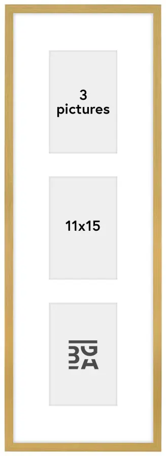 Edsbyn Marco collage VIII Dorado - 3 Fotos (11x15 cm)