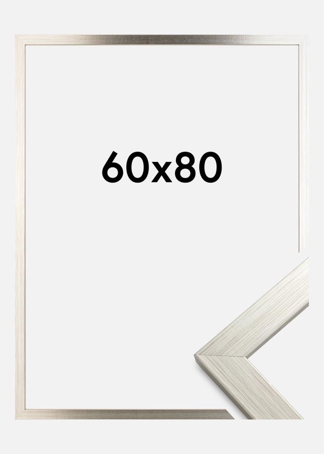 Marco Silver Wood Vidrio acrílico 60x80 cm