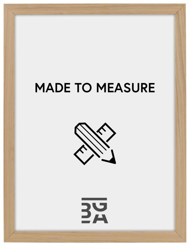 Marco Abedulö - Roble sin tratar - Tamaño personalizable