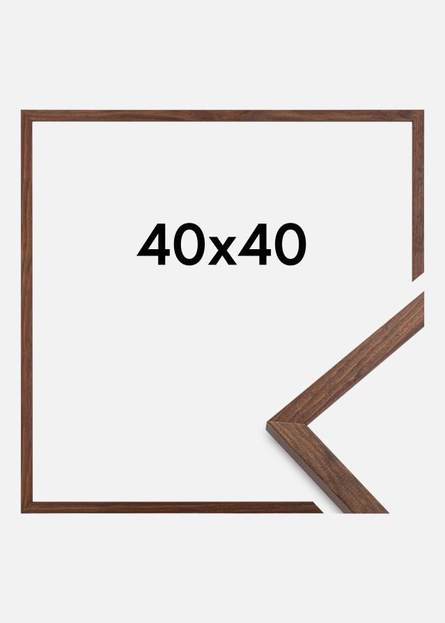 Marco Galant Vidrio acrílico Castaño 40x40 cm