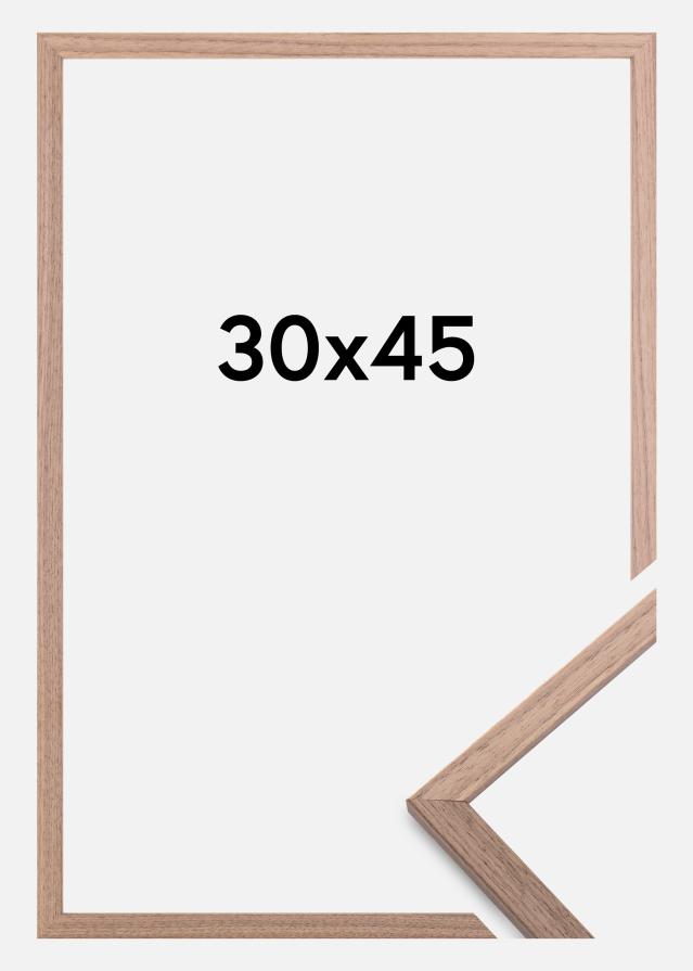 Marco Edsbyn Vidrio acrílico Nogal claro 30x45 cm