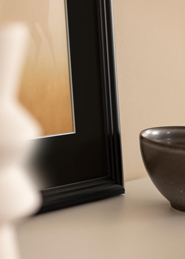 Marco Siljan Negro 60x60 cm - Paspartú Negro 50x50 cm