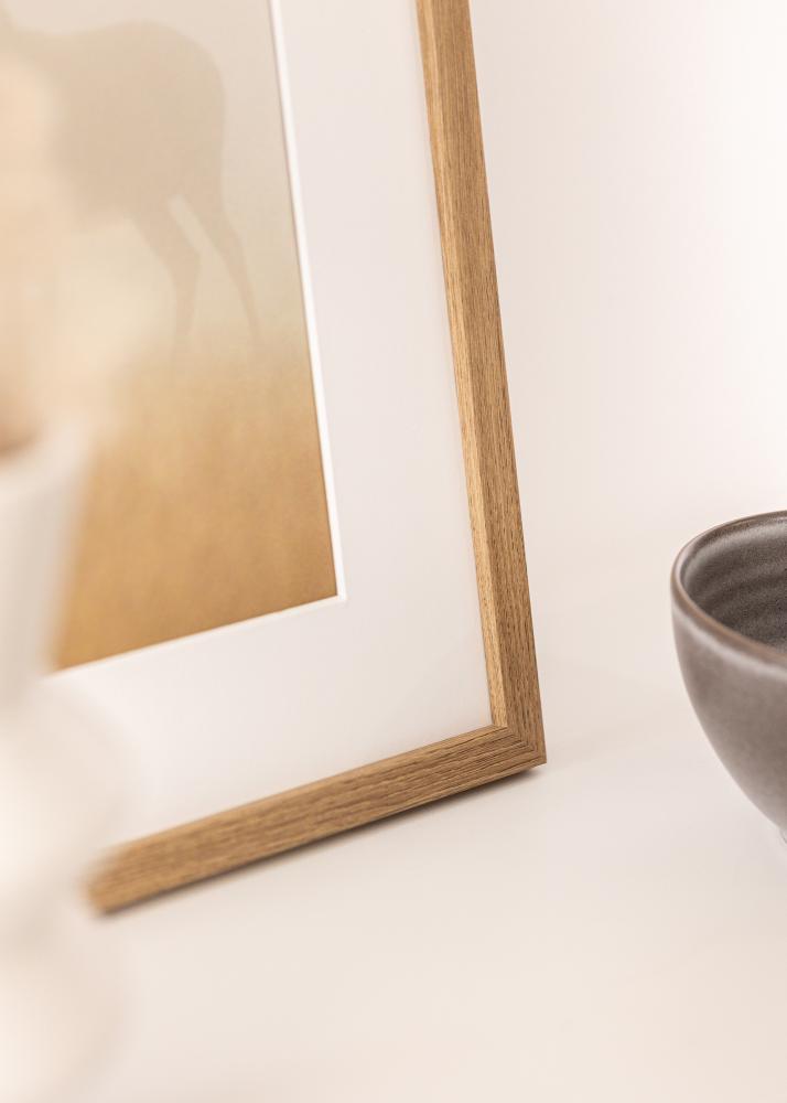 Marco Modern Vidrio acrílico Teca 30x40cm