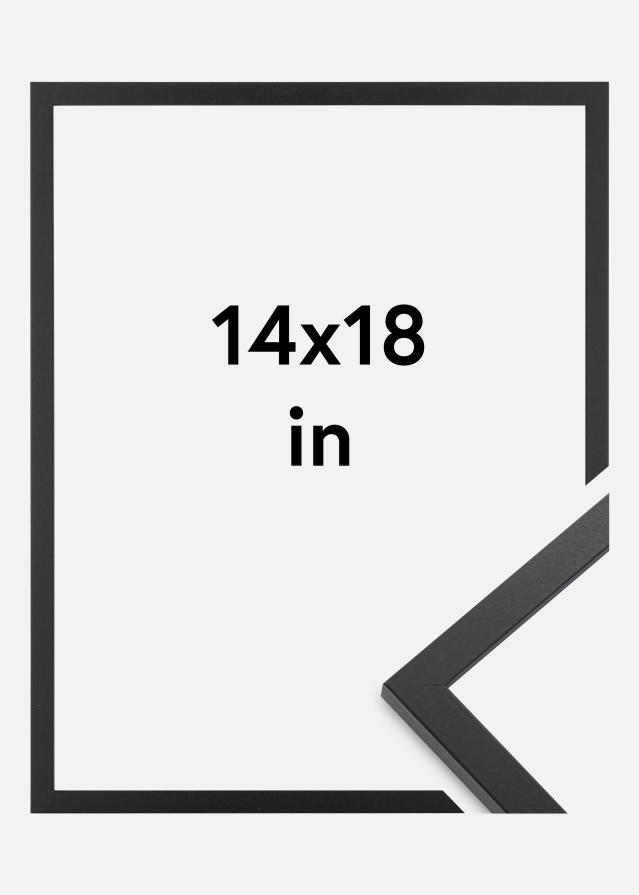 Marco Trendy Vidrio acrílico negro 14x18 inches (35,56x45,72 cm)