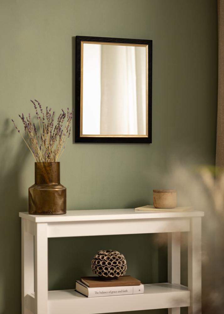 Espejo Leonie Negro - Tamaño personalizable