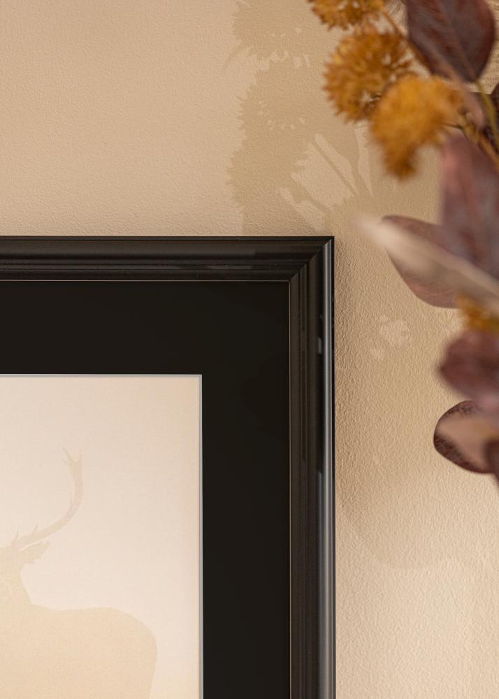 Marco Siljan Negro 60x60 cm - Paspartú Negro 50x50 cm