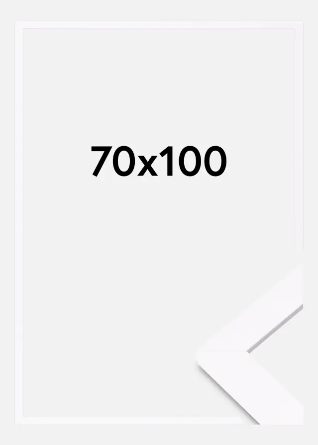 Marco Deco Vidrio acrílico Blanco 70x100 cm