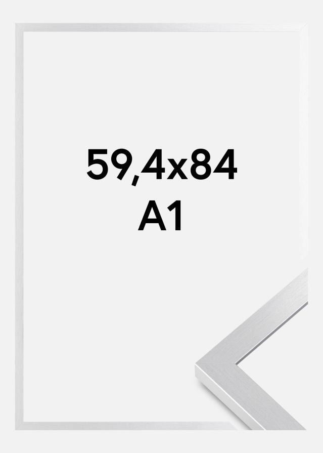 Marco Selection Vidrio acrílico Plateado 59,4x84,1 cm (A1)