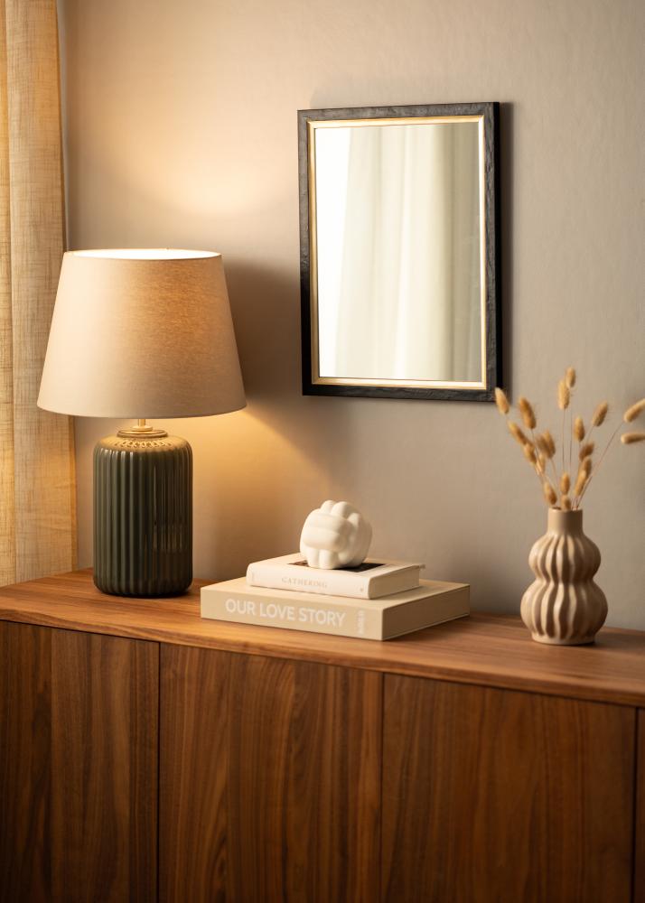 Espejo Leonie Negro - Tamaño personalizable